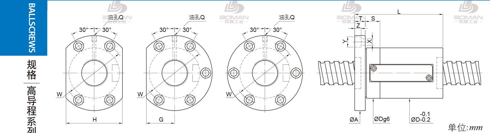 PMI FSWE3610-3.5 PMI丝杆导轨超薄型号