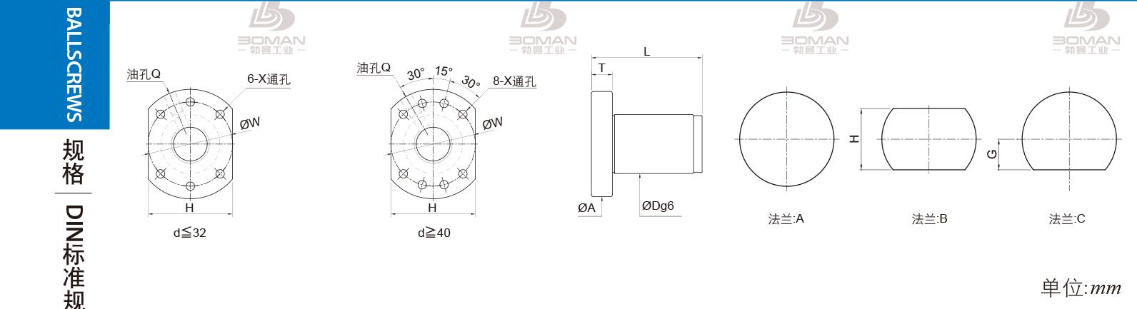PMI FSDU1210Z-3.0P PMI转造级滚珠丝杠型号说明