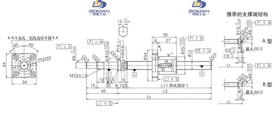 KURODA GP1202DS-AAPR-0400B-C3S 黑田精工丝杠保养